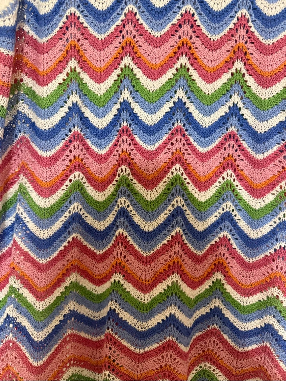 Show Me Your Mumu Sweeney Chevron Crochet Coverup
